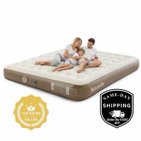 Naturehike 313084288265 Compact King Size Air Mattress With Built-in Usb Rechargeable Pump 9