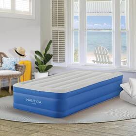 Mm06117tw Nautica Inflatable Air Mattress 15 Inch Twin Pillowtop Express Pump Carrying Case