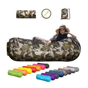 Nevlers 819867021666 Inflatable Lounger Air Sofa - Portable Couch For Camping Outdoor