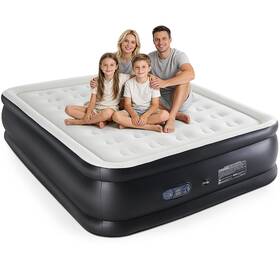 Newbulig 700476320410 Queen Air Mattress 18 Inch With Builtin High Capacity Pump Inflatab