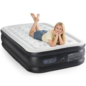 Newbulig 753747480948 18 Inch Twin Air Mattress With Built-in High Capacity Pump - Inflata