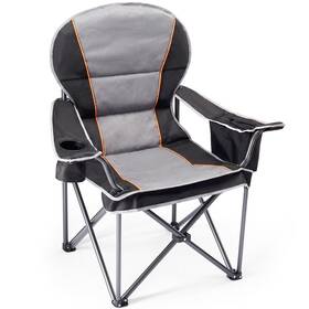 Newbulig Ly01-v2bkgy Oversized Folding Camping Chair 38.8ftft 24.2ftft 43.1ftft Grey Black