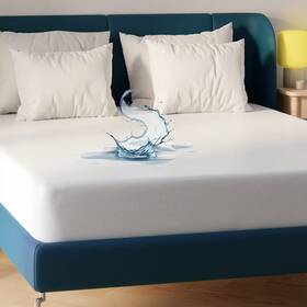 Niagara Sleep Solution 060545023037 Waterproof Mattress Protector Twin 39x75 Cover Deep Pocket Breathable