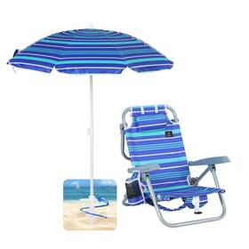 Nc-strpumb-kid11111 Nice C Toddler Beach 6.3 Inches X 19.7 15 1-pack Stripe Blue
