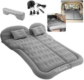 Nifusu 759337496009 Suv Air Mattress For Car Backseat Inflatable Camping Bed Pillow And Pump Included