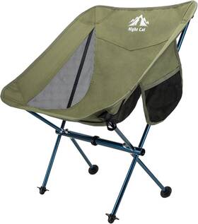 Yly-02-agn Night Cat Backpacking Chair Ultralight Camping 21 Inch X 20 26 Army Green