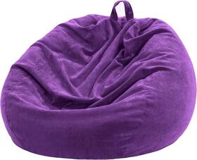 Nobildonna B-a-18 3 Ft Bean Bag Chair Cover No Filler Large Only Purple