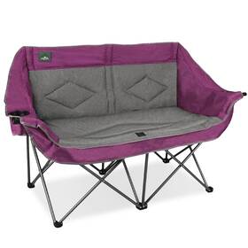 Bl-105-purple Northroad Folding Loveseat Camping Chair Portable Double Duo Onesize Purple