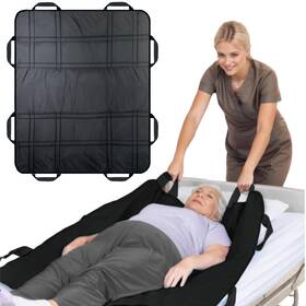 Nurturecare 762736585557 Upgraded 3-layer Comfort Positioning Bed Pad With Handles Washabl