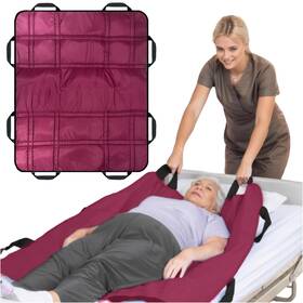 Nurturecare 762736585588 Upgraded 3-layer Comfort Positioning Bed Pad With Handles Washable Waterproof
