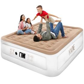 Nxone 750911682818 King Air Mattress Inflatable Airbed Luxury Double High Self Inflation D