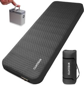 Dk-dcpd-1223-gy Nyechto Self Inflating Sleeping Pad For Camping 4 Inch Extra-thick Memory Single Grey