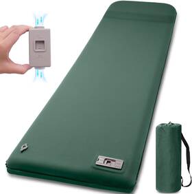Dk-sisp-gn240311 Nyechto Self Inflating Sleeping Pad With Electric Pump 3.14 Inch Single Green