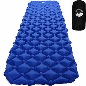 Off The Grid 661787999101 Ultralight Air Sleeping Pad - Camping Lightweight Blue
