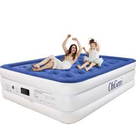 Ohgeni 810081660426 Queen Size Air Mattress Bed Built In Pump 18ftft Elevated Quick Inflation