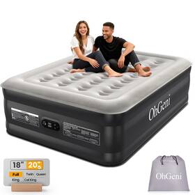 Ohgeni 810081662673 20 Inch Full Air Mattress With Built In Pump Blow Up Mattresses Colchones Infla