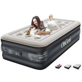 Amh5v142 Ohgeni Twin Air Mattress With Built In Pump For Guest 18 Inch Tall Colchon Inflables Bl