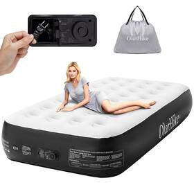 Olarhike 810080921252 Twin Air Mattress With Built In Pump Inflatable Blow Up Mattresses Storage Ba