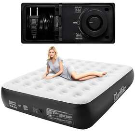 Olarhike 810080921269 Queen Air Mattress With Built In Pumpdurable Inflatable Blow Up Mat