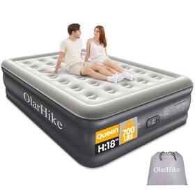 Olarhike Amh3v202 Air Mattress Queen With Built In Pump Inflatable Blow Up