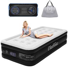 Amh5v165 Olarhike Inflatable Twin Air Mattress With Built In Pump 16 Inch Elevated Durable
