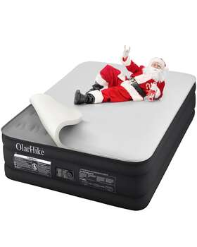 Amh7v103 Olarhike Signature Collection Queen Air Mattress With Built In Pump 18 Inch Lu