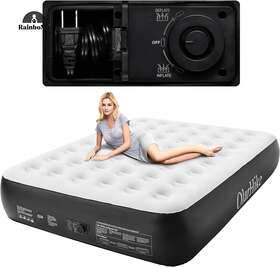 Amm5v105 Olarhike Twin Air Mattress With Built In Pump Durable Inflatable Blow Up Mattres
