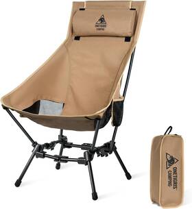 Ce-zdy06 Onetigris Dragonhide Oversized Camping Chair With Pillow Design Coyote Brown