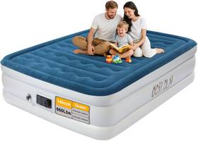 A0010 Ooiloln Air Mattress Queen With Built In Pump 14 Inch Portable Inflatable Mat