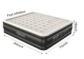 Amh3calking99 Ophanie Cal King Air Mattress 18 Inch Puncture Resistant Beds With Built In Pump