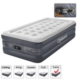 Amh3v124 Ophanie Twin Air Mattress 18-inch Elevated Inflatable Bed With Built-in Pump Puncture
