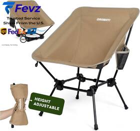 O001-a2 Oragati Lightweight Camping Chair Portable Folding For Camp Khaki