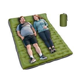 Pad-03 Oramoose Double Sleeping Pad Extra Thick 6 Inch Full Green Grey-double