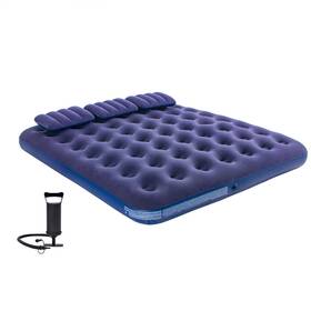 Outraveler B0dq516vmh King Size Air Mattress Inflatable Bed Pump And Pillowsblow Up