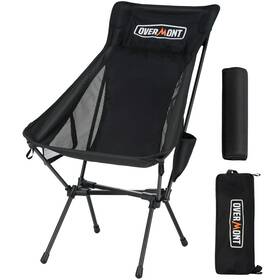 Overmont 060990788956 Portable High-back Camping Chair - 440lbs Support Oversized Lightwei