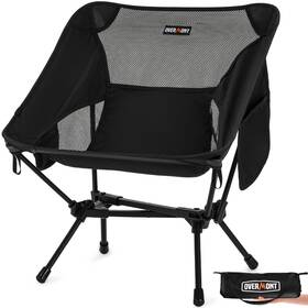 Om-lmc-1 Overmont Ultralight Portable Camping Chair- Lightweight Folding 1pc Black