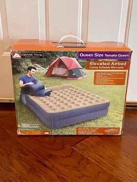 67720wl Ozark Trail Outdoor Equipment 19.5 Inch Height - Queen Airbed- 600lb Capacity