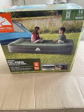 67898e Ozark Trail Full Size Airbed With In And Out Pump