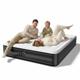 Ozvmzq Qu001 Queen Size Self Inflating Blow Up Air Mattress With Built In Pump Inflatable