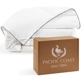 Pcf-c2402dfcwgdf Pacific Coast Down Comforters Queen Size 100% Cotton Duvet Insert Extra Flu
