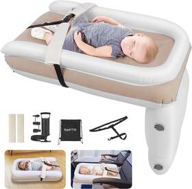 Pahtto 445005955925 Inflatable Airplane Bed For Kids Portable Toddlers Blow Up Tra