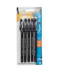Paper Mate Eraser Ball Point Pens Medium Black 4 Ea Pack Of 9 041540316442