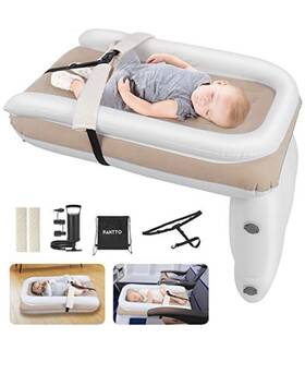 Phatto 313091435409 Inflatable Airplane Bed For Kids Portable Toddlers Blow Up Matrress Fo