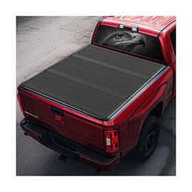 Puz-tc02-nh012f-c Pickupzone 5ft6 Inch Hard Fiberglass Tri-fold Truck Bed Waterproof Tonneau Cover Fits F-150