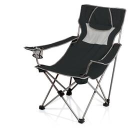 806-00-175-000-0 Picnic Time Campsite Camping Chair 23 X 18 36 Black/grey