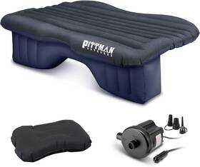 Pittman Outdoors 445041224207 Airbedz By - Inflatable Pvc Rear Seat Air Mattress Black Mid