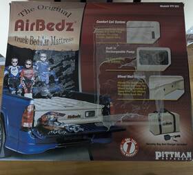 Ppi-501 Pittman Outdoors Airbedz Truck Bed Air Mattress Tan Full Size Long 8ft Open Box