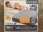 Plush Technology Comfort Intex Dura-beam 13in. Built--pump Queen Airbed