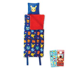 Pok Mon 087918006812 Pokemon Slumber Bag 27 Inch X 56 Sleeping With Pillow Multicolor