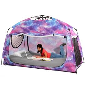 Pbt002 Porayhut Indoor Instant Privacy Bed Tent For Sleeping Quick Set-up Canopies Portab
